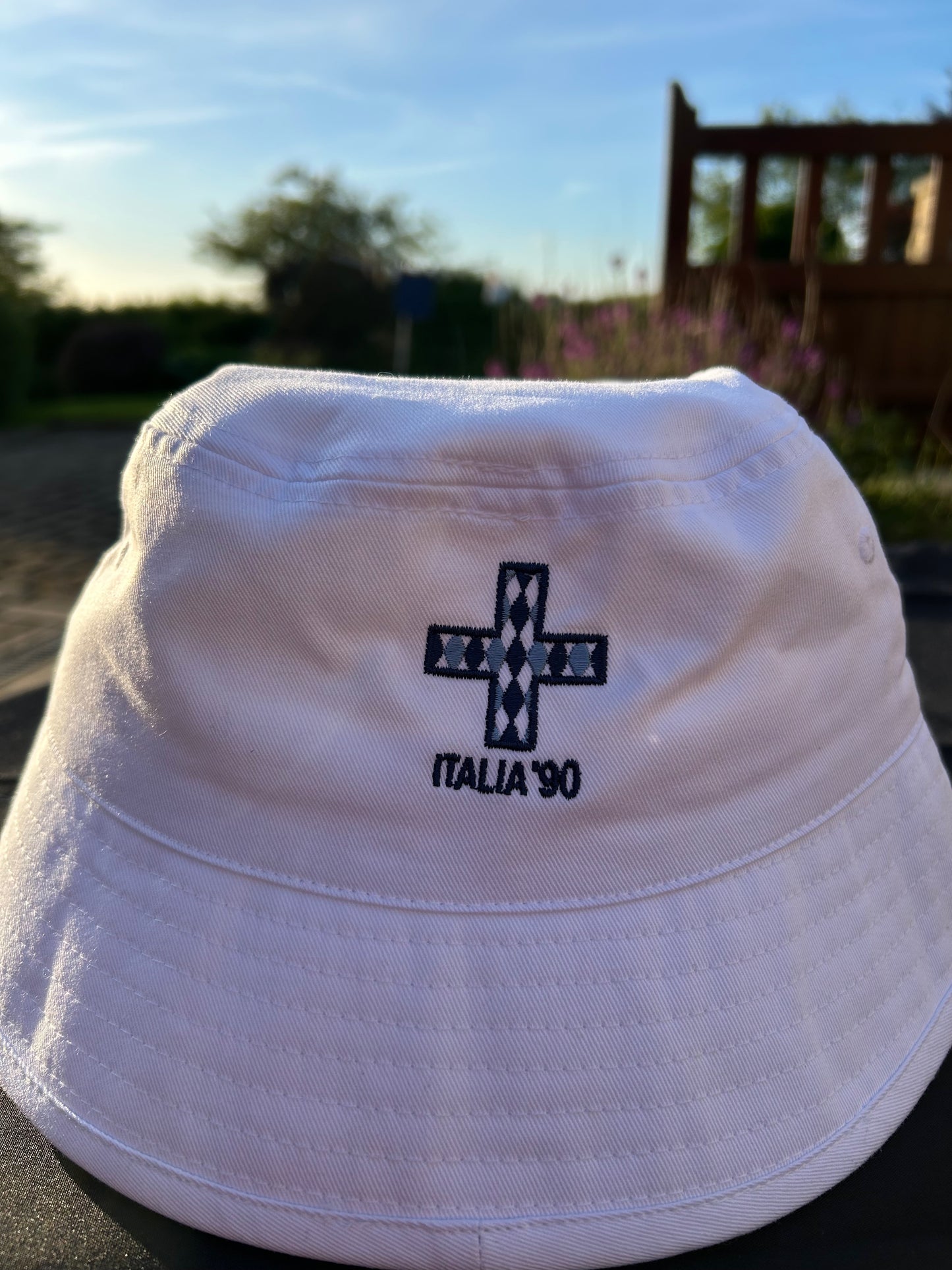 Italia '90 — England Embroidered Bucket Hat