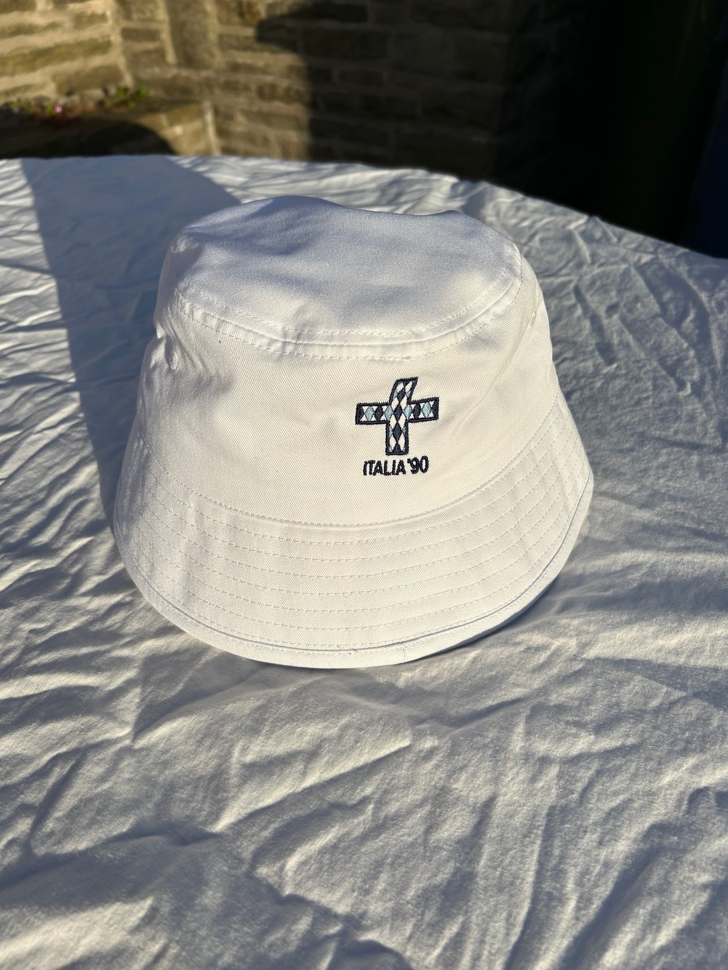 Italia '90 — England Embroidered Bucket Hat